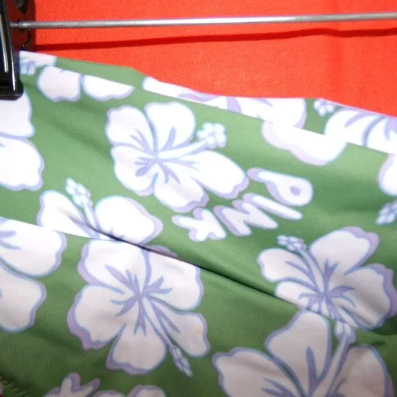 VS Pink Crossover Waist High Rise Bikini Bottom Sz L - Picture 9 of 12